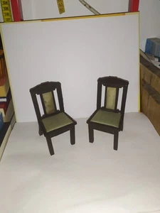 2 x Alter Stuhl-um 1920- -Puppenhaus-Puppenstube-ca 1:12 - Bild 1 von 2