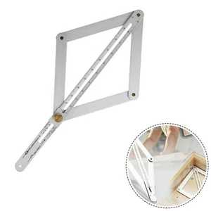 Quality Square Protractor Protractor 17.1cm Artifact Gauge Multi-Angle - Picture 1 of 12
