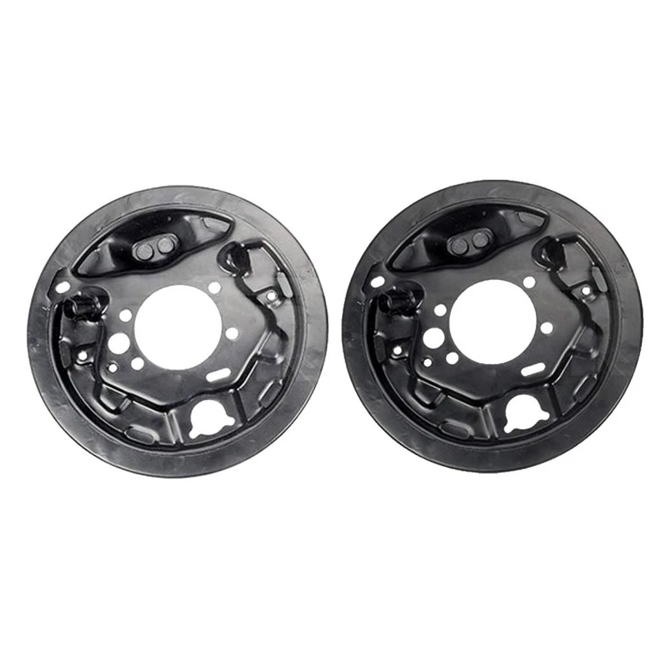 For Subaru Impreza 1997-2003 Brake Backing Plate | Steel | Black | 4 Lug Hole - Imagem 1 de 4