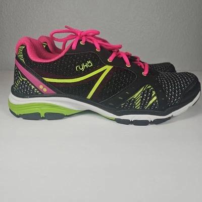 Ryka Womens Agility Low Top Lace Up Running Sneaker Size 8.5 M Multicolor  - Image 1 of 4