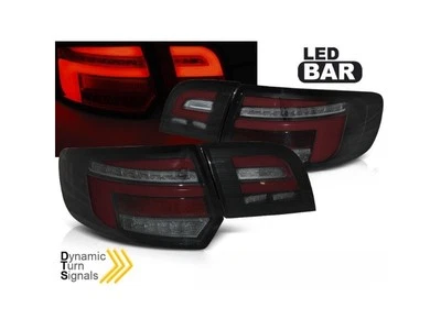 Barra LED LUCES TRASERAS ROJAS NEGRO SEQ se adapta a AUDI A3 8P 5D 2003-2008 ... - Imagen 1 de 4