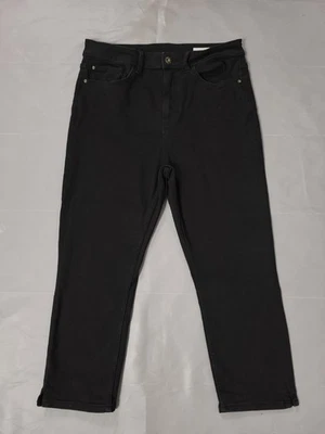 M&S Jeans Size 14 R Skinny Crop Mid Rise Soft Comfort Stretch - Image 1 of 4