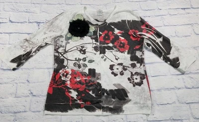 Blusa Monroe & Main MUJER TALLA L Estampado Floral Botón Delantero Foto 1 de 4