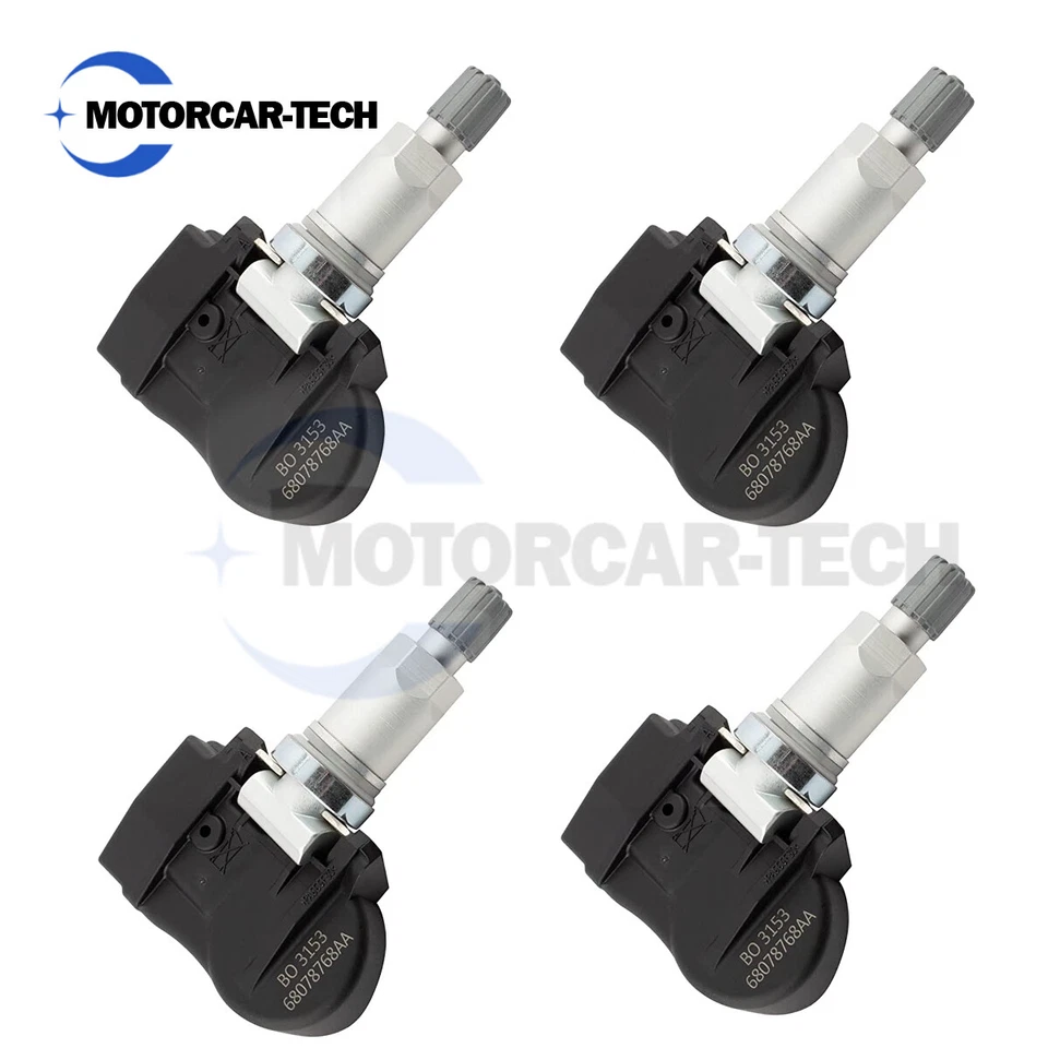 Sensor de presión de neumáticos 4 TPMS para Chrysler Town & Country 2008 2009 2010 2011 2012 Foto 1 de 4