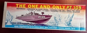 Dumas Pt 109 RC Model Boat Kit #1201 Vintage US Navy Ship Open Box - Picture 1 of 10