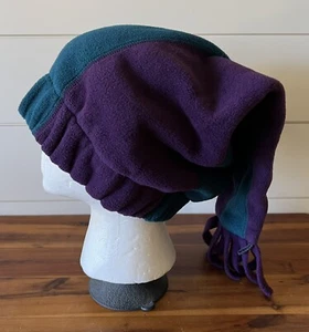 De colección REI verde azulado/púrpura Polartec polar gorro talla única hecho en EE. UU. - Imagen 1 de 10