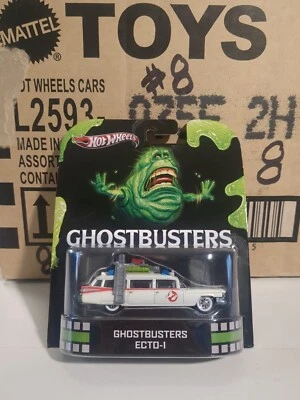 Cadillac Fleetwood 1984 coche fúnebre Hot Wheels RETRO Ghostbusters ECTO-1 responder llamada Foto 1 de 4