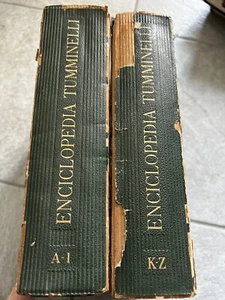 Enciclopedia Tumminelli 1956 due volumi A-I e K-Z - Foto 1 di 13