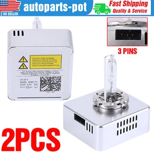 2PC D5S Xenon Headlight Bulb K 9285410171 HID D5S 12V 25W PK32d-7 Bulbs For GMC - Picture 1 of 14