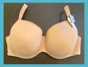 NWT Womens 44E ESSENTIAL BODYWEAR, LLC “AUBREY” EBW1107 Buff BRA Brassiere Beige - Picture 1 of 6