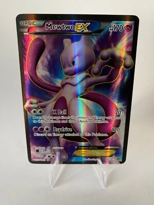 Mewtwo EX - 98/99 Pokemon Next Destinies B&W Full Art NM | small crease by print - Bild 1 von 2