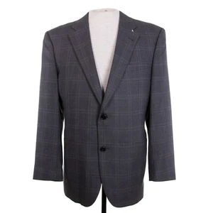 NWT Jos A Bank Mens 40R Gray Check 2btn Wool Sport Coat Jacket MSRP $595 - Picture 1 of 11