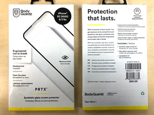 BodyGuardz PRTX Synthetic glass screen Protector for iPhone SE (2020) / 7 / 8 - Picture 1 of 3