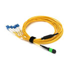 1 ~ 50M MPO / MTP 8F 4x Duplex LC Światłowodowy kabel wyrywający SM Typ A Kabel krosowy