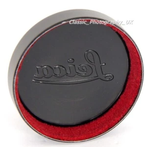 BLACK PAINT Leica Lens Cap 42mm for E39 Summaron 2/35 Summicron 2/50mm = RARE! - Picture 1 of 3