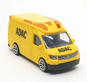 Majorette Volkswagen Crafter - ADAC Yellow 1/64 (3") no Package - Picture 1 of 6