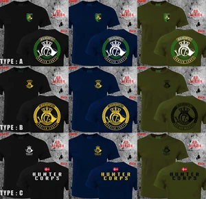 Dansk Danés Dinamarca Cuerpo de Cazadores Fuerzas Especiales Jaeger Jægerkorpset Camiseta Cuartel General - Imagen 1 de 10
