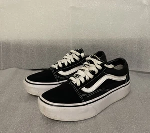Vans Unisex Off The Wall 721356 Black Sneakers Shoes Size Men 4.5 Women 6 - Picture 1 of 7