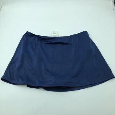 Jantzen 经典蓝色泳裙弹力 14 码 — 第 1/4 张图片