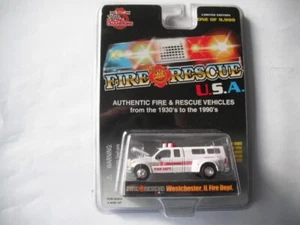 Racing Champions '99 FORD PICK UP TRUCK WESTCHESTER IL FIRE DEPT - 1:64 scale - Picture 1 of 3