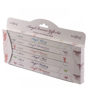 Engel weiß Auswahl Räucherstäbchen Geschenkset 48 - Bild 1 von 1