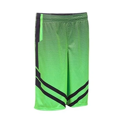 Under Armour Boys Drop Step Basketball Shorts XS(7 Big Kids)XOneSize,Laser Green - Image 1 of 4