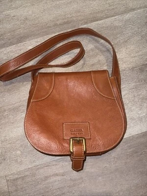 Bolso Bandolera Cartera Claudia Firenze Cuero Tostado Foto 1 de 4