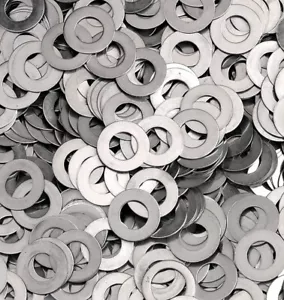 δ:0.5mm Flat Washer 304 Stainless Steel Ultra-Thin Screw Washer M4~M20 Meson - Picture 1 of 8