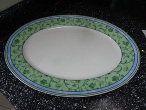WEDGWOOD WATERCOLOUR EXTRA LARGE OVAL SERVING PLATTER - Picture 1 of 2