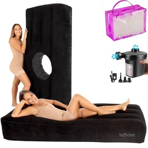 Cama BBL con orificio, colchón inflable brasileño elevador de cuadernos - negro - Imagen 1 de 6