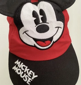 Disney Parks Infant Classic Mickey Mouse Ears Hat Red Black White 49cm  - Picture 1 of 12