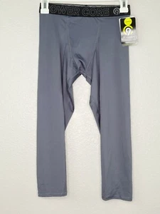 Champion C9 Duo Dry Power Core Cool Compression Boys' Gray Athletic Pants New - Picture 1 of 2