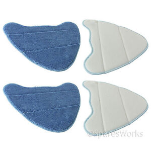 6x Microfibre Washable Cleaning Pads to fit Vax S2S-1 S2ST S3SU S7-A Steam Mop 