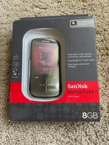 New/Sealed. Sandisk Sansa Fuze+ 8GB Blue MP3 Player Slot Radio SR - Picture 1 of 1