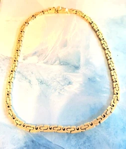 Vintage Taxco 925 Sterling Silver Chain Necklace Thick 70 Grams, Signed sch-3 - Picture 1 of 10