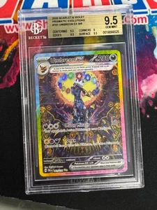 Umbreon EX S&V Prismatic Evolutions Sir Rainbow BGS 9.5 Gem Mint 161/131 - Bild 1 von 2