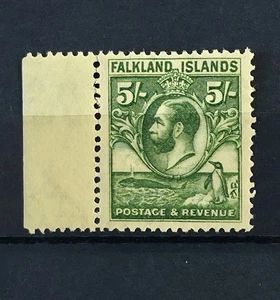 FALKLAND ISLANDS SG 124 5S GREEN YELLOW M/MINT CAT £100 - Picture 1 of 1