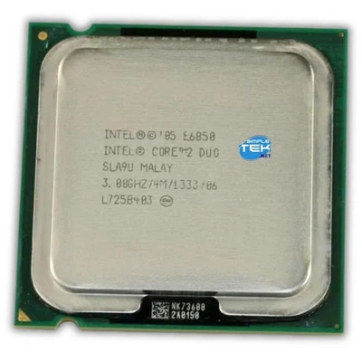 Intel Core 2 Duo E6850 CPU Processor SLA9U Socket LGA775 3,00GHz 2C/2T - Image 1 of 4