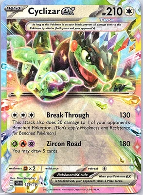 Cyclizar ex 159/191 Sv08: Surging Sparks Holo - Image 1 of 2