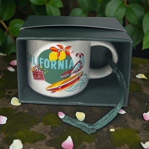 Starbucks Discovery Series California 2oz Mini Mug Ornament Demitasse Neu in Box - Bild 1 von 8
