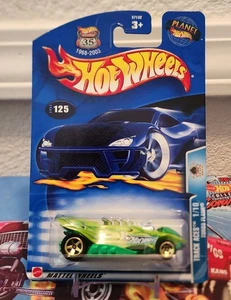 🔥2003 Hot Wheels Turbo Flame 1/10 Green Series Collectors #125🔥 - Photo 1/3