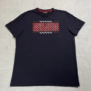 Red Bull Shirt Mens Extra Large Blue Aston Martin Racing Team Short Sleeve - Picture 1 of 9