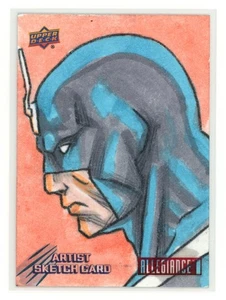 BLACK BOLT 2024 UD Marvel Allegiance Secret Wars Artist Sketch 1/1 - Picture 1 of 2