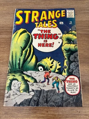Cómic de Strange Tales # 79 en muy buen estado/buen estado Marvel Dr. Strange Prototype Horror 12 J347 Foto 1 de 2