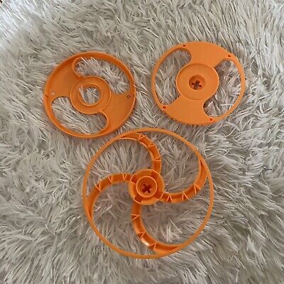 Baby Brezza Formula Pro Replacement 3 Stirring Wheels Orange Blades OEM • 13.99€