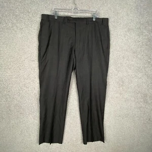 Calvin Klein Mens Gray Dress Pants Slim Wool Straight -Tag 38x30 -Actual 40x29 - Picture 1 of 18