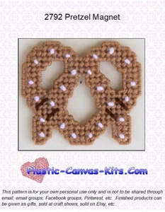 Patrón o kit de lona imán-plástico Pretzel - Imagen 1 de 1