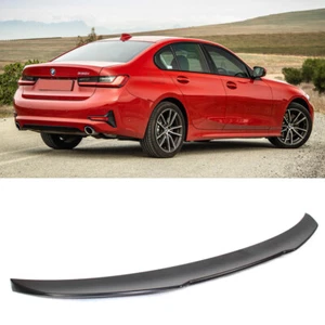 Painted V Look Rear Trunk Boot Spoiler 2019~2020 Fit BMW 3-Series G20 Sedan ABS - Picture 1 of 6