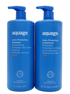 Aquage Color Protecting Shampoo Conditioner 33.8 oz Duo Set - Picture 1 of 4