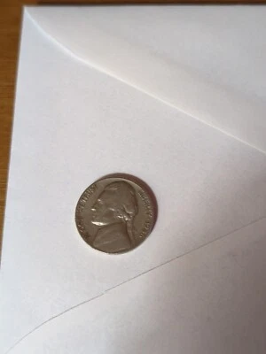 1946 Jefferson Nickel NO MINT MARK RARE Post-War Coin - Image 1 of 2